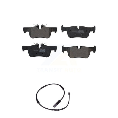 Semi-Metallic Brake Pad & Wear Sensor Rear Kit For BMW X1 Mini Cooper Countryman