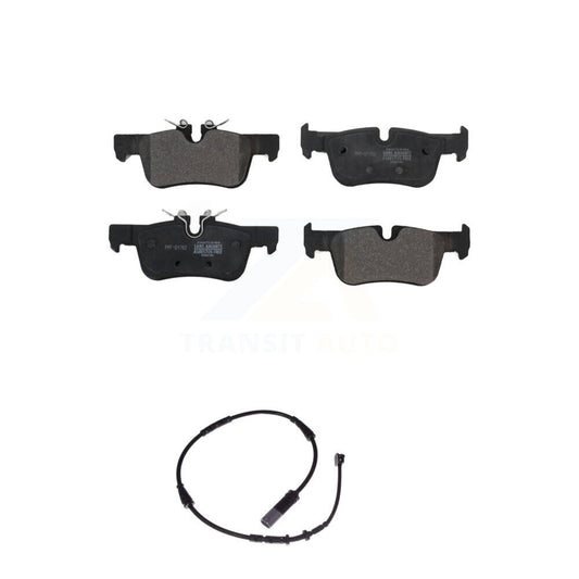 Semi-Metallic Brake Pad & Wear Sensor Rear Kit For BMW X1 Mini Cooper Countryman