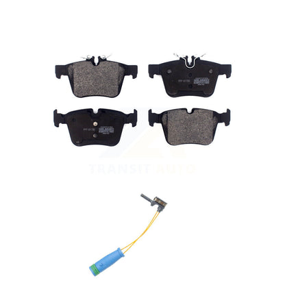 Semi-Metallic Brake Pad & Wear Sensor Rear Kit For Mercedes-Benz C300 C400 C350e