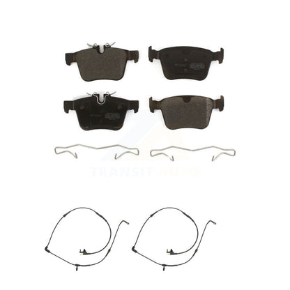 Semi-Metallic Disc Brake Pads & Wear Sensor Rear Kit For Land Rover Range Evoque