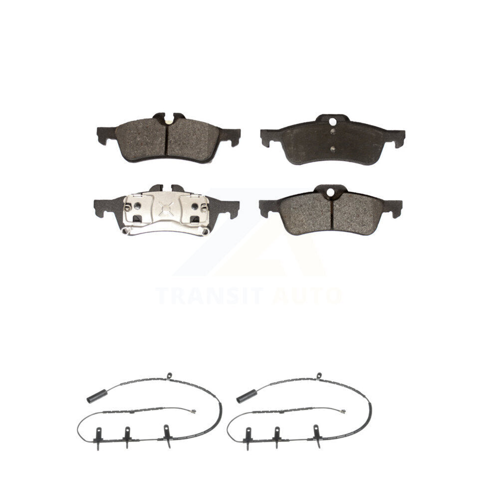 Semi-Metallic Disc Brake Pads And Wear Sensors Rear Kit For Mini Cooper