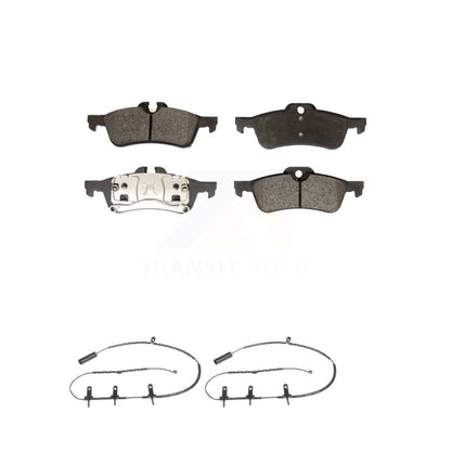 Semi-Metallic Disc Brake Pads And Wear Sensors Rear Kit For Mini Cooper