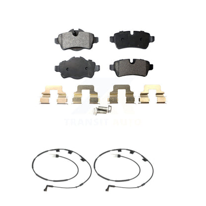 Semi-Metallic Disc Brake Pads And Wear Sensors Rear Kit For Mini Cooper