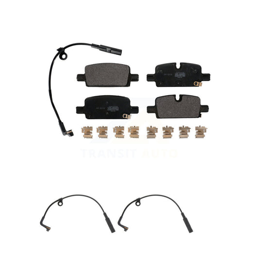 Semi-Metallic Brake Pad & Extra Wear Sensor Rear Kit For GMC Chevrolet Silverado