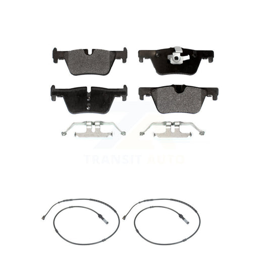 Semi-Metallic Brake Pads Wear Sensor Rear Kit For BMW 328i xDrive 330i 320i 428i