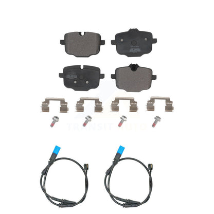 Semi-Metallic Disc Brake Pads And Wear Sensors Rear Kit For BMW X3