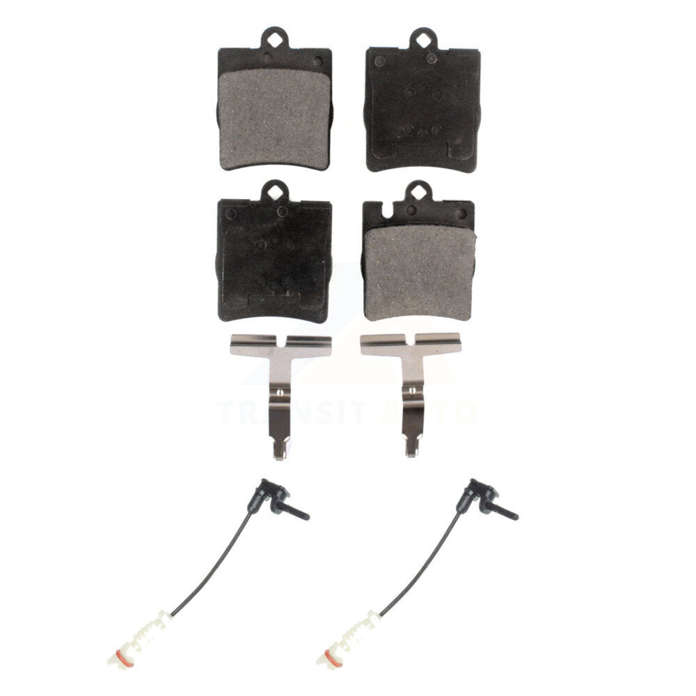 Semi-Metallic Brake Pads Wear Sensor Rear Kit For Mercedes-Benz E320 CLK320 E430