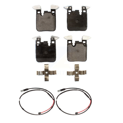 Semi-Metallic Disc Brake Pads And Wear Sensors Rear Kit For BMW M3 M2