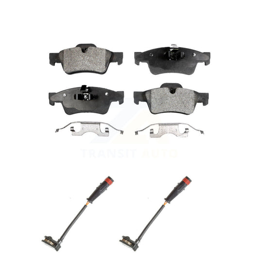 Semi-Metallic Brake Pads & Wear Sensor Rear Kit For Mercedes-Benz ML350 R350 G63