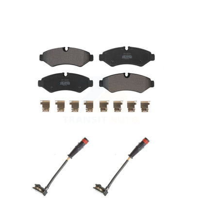 Semi-Metallic Brake Pad And Wear Sensor Rear Kit For Mercedes-Benz Sprinter 2500
