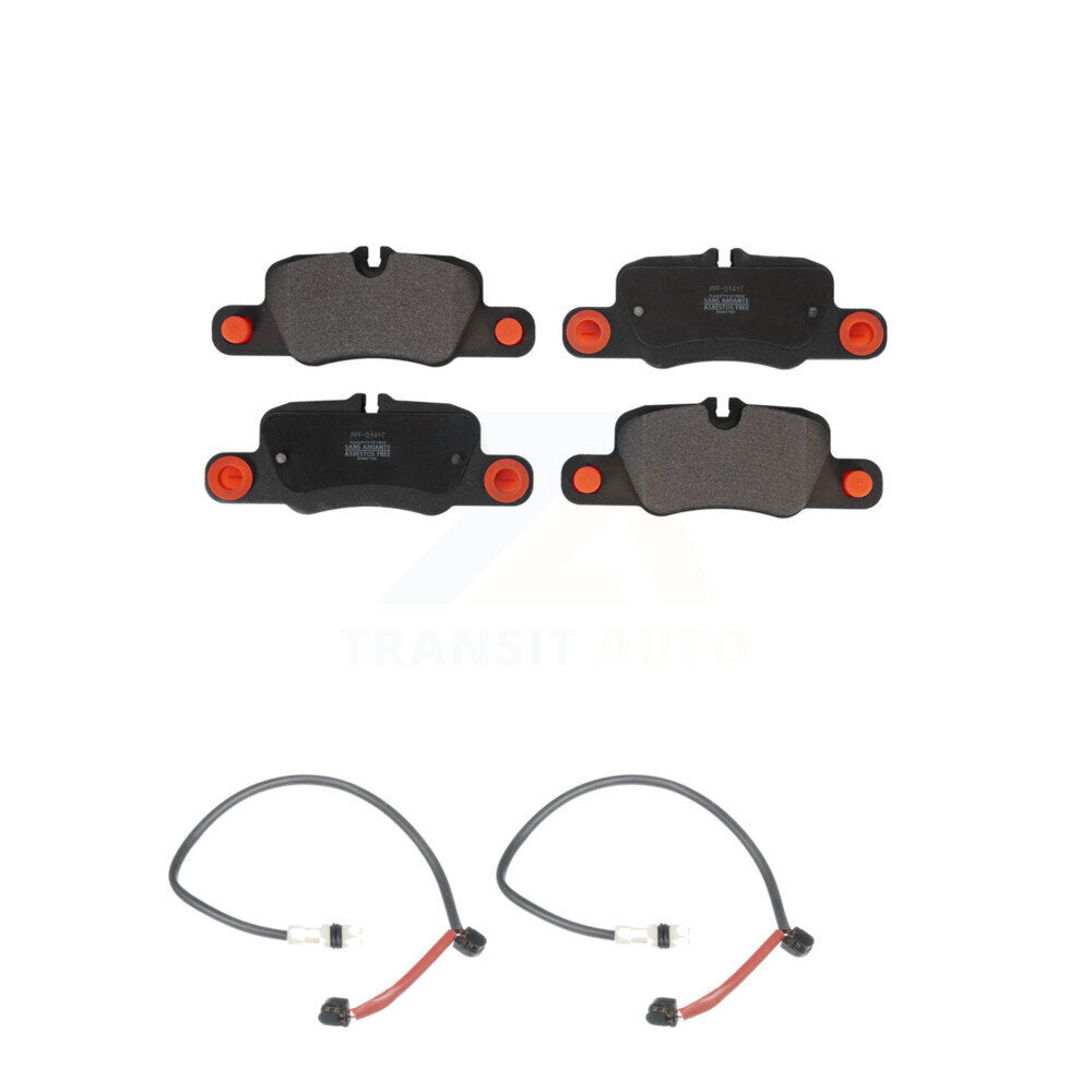 Semi-Metallic Disc Brake Pads And Wear Sensors Rear Kit For Porsche 911