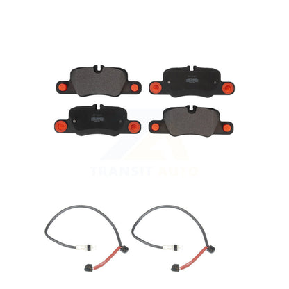 Semi-Metallic Disc Brake Pads And Wear Sensors Rear Kit For Porsche 911