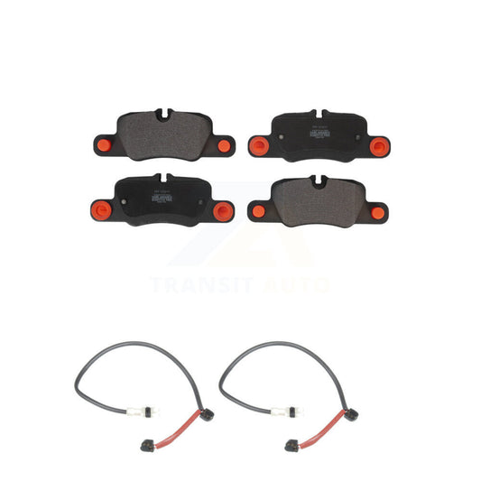 Semi-Metallic Disc Brake Pads And Wear Sensors Rear Kit For Porsche 911