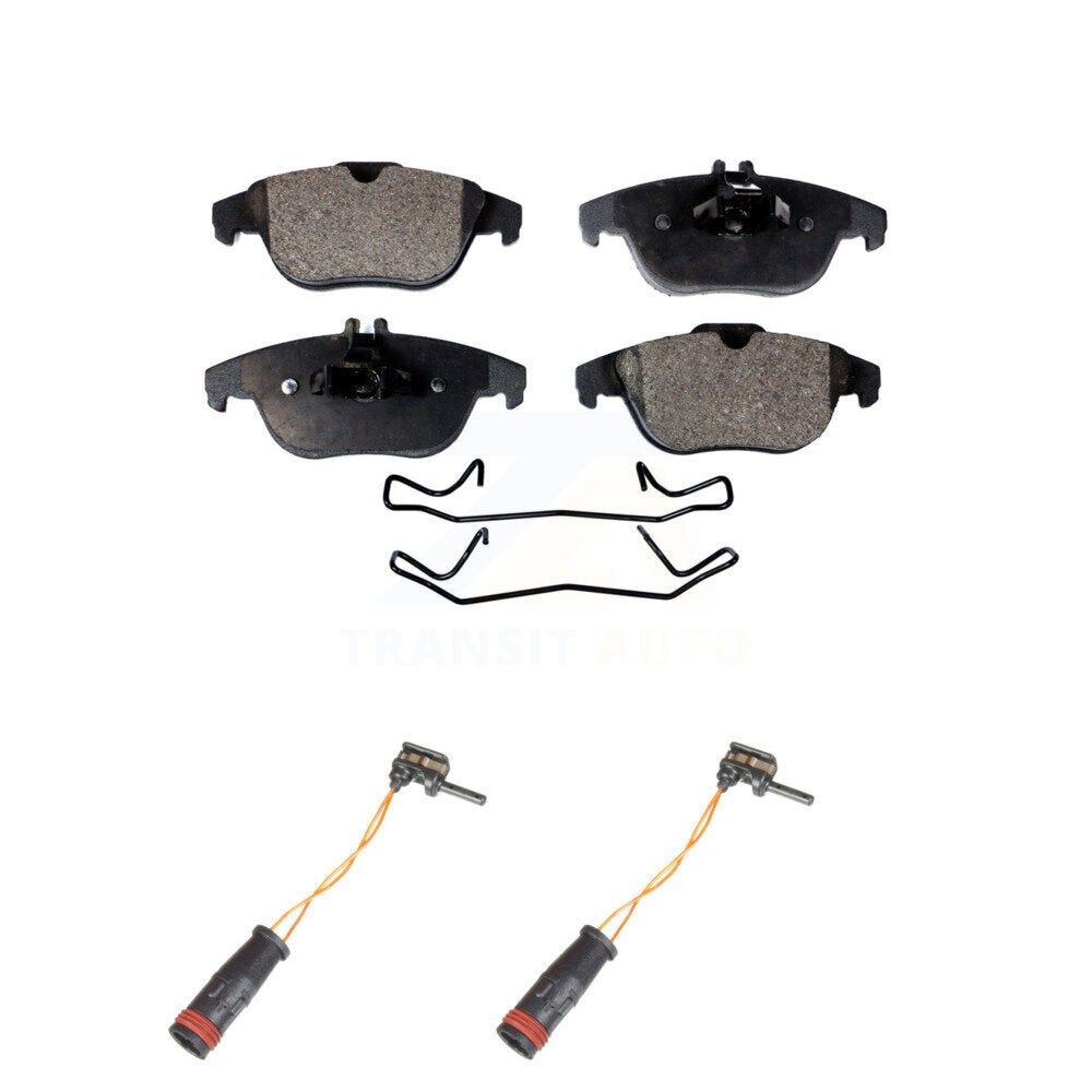 Semi-Metallic Brake Pads Wear Sensor Rear Kit For Mercedes-Benz C300 GLK350 E350