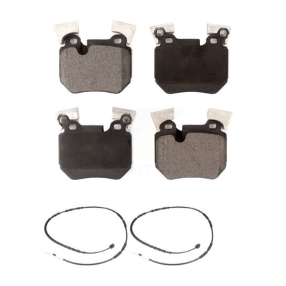 Semi-Metallic Disc Brake Pads & Wear Sensor Rear Kit For 2012-2013 BMW 135i 3.0L