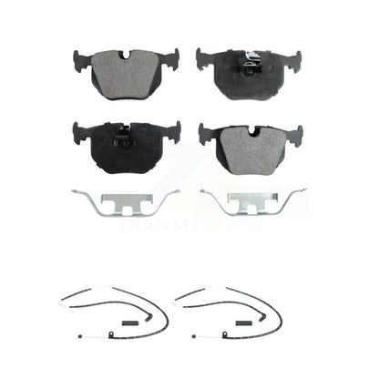 Semi-Metallic Disc Brake Pads And Wear Sensors Rear Kit For Land Rover Range