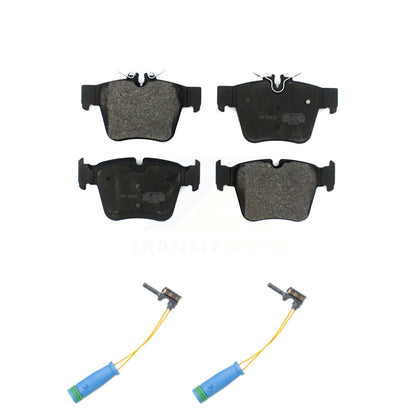 Semi-Metallic Brake Pads & Wear Sensor Rear Kit For Mercedes-Benz GLC300 C43 AMG
