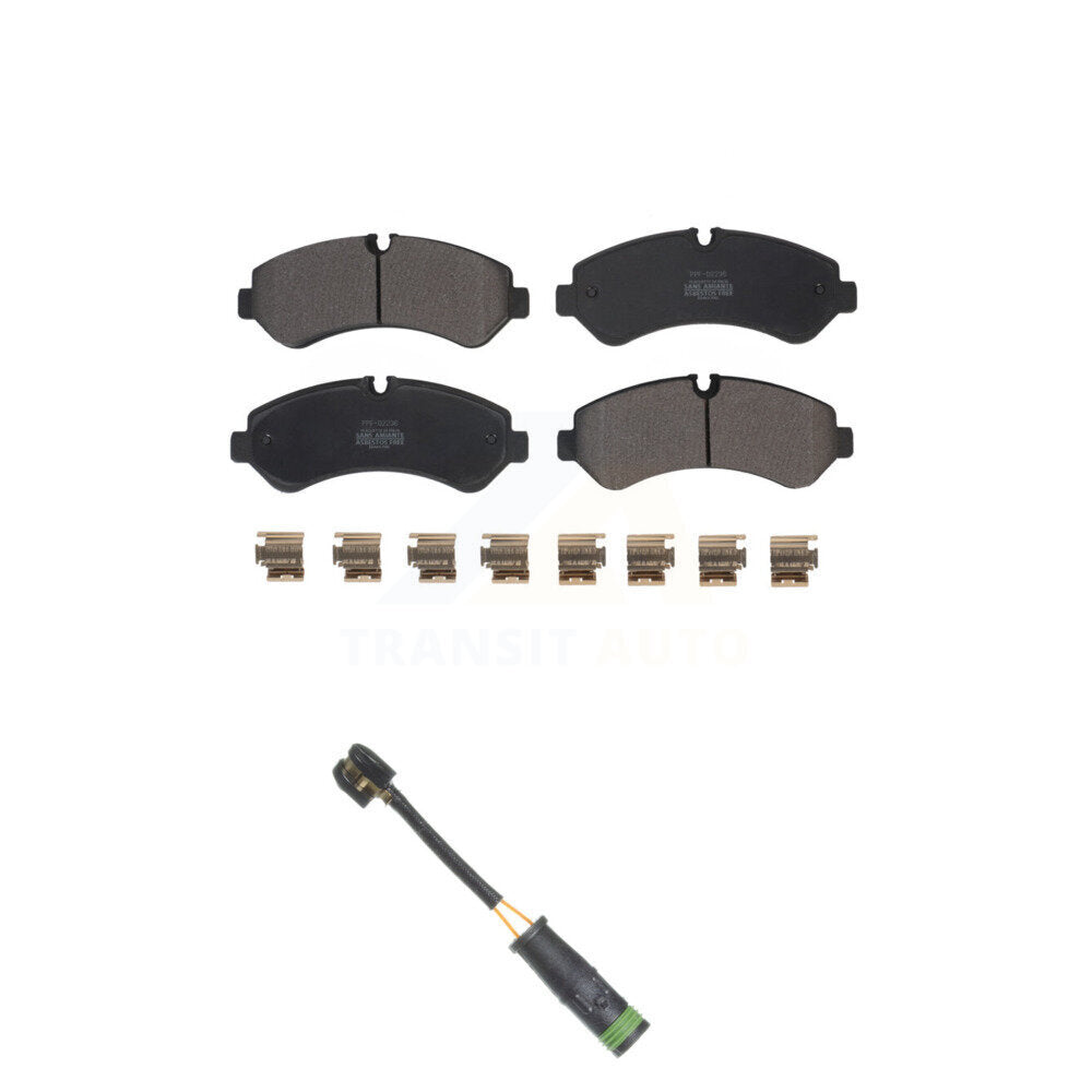 Semi-Metallic Brake Pad And Wear Sensor Rear Kit For Mercedes-Benz Sprinter 4500