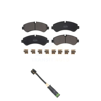 Semi-Metallic Brake Pad And Wear Sensor Rear Kit For Mercedes-Benz Sprinter 4500