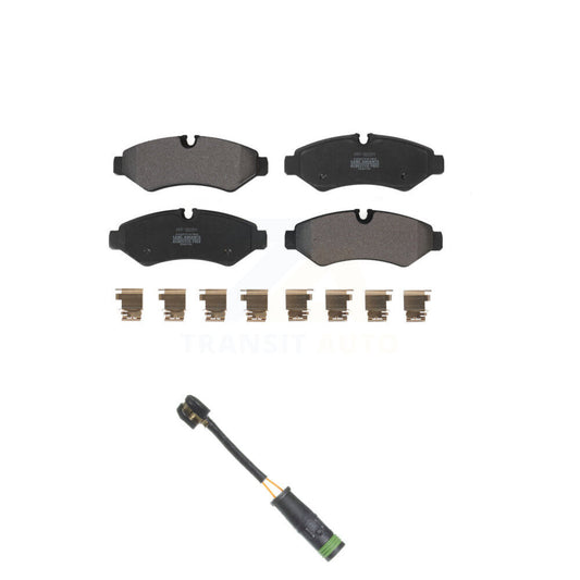 Semi-Metallic Brake Pad And Wear Sensor Rear Kit For Mercedes-Benz Sprinter 4500