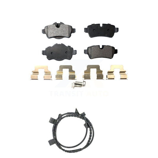 Semi-Metallic Disc Brake Pads And Wear Sensors Rear Kit For Mini Cooper