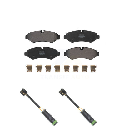 Semi-Metallic Brake Pad And Wear Sensor Rear Kit For Mercedes-Benz Sprinter 4500