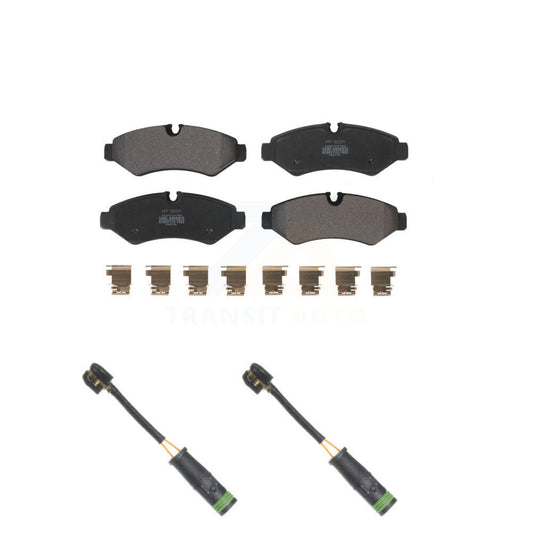 Semi-Metallic Brake Pad And Wear Sensor Rear Kit For Mercedes-Benz Sprinter 4500