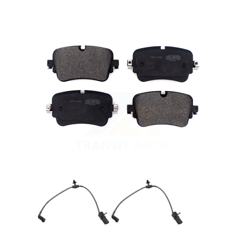 Semi-Metallic Disc Brake Pads And Wear Sensor Rear Kit For Audi Q7 Q8 A8 Quattro