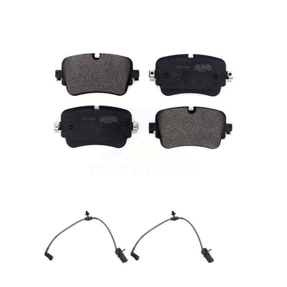 Semi-Metallic Disc Brake Pads And Wear Sensor Rear Kit For Audi Q7 Q8 A8 Quattro