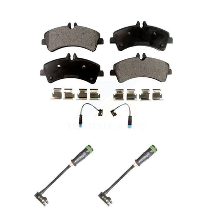 Semi-Metallic Disc Brake Pads And Extra Wear Sensors Rear Kit For
