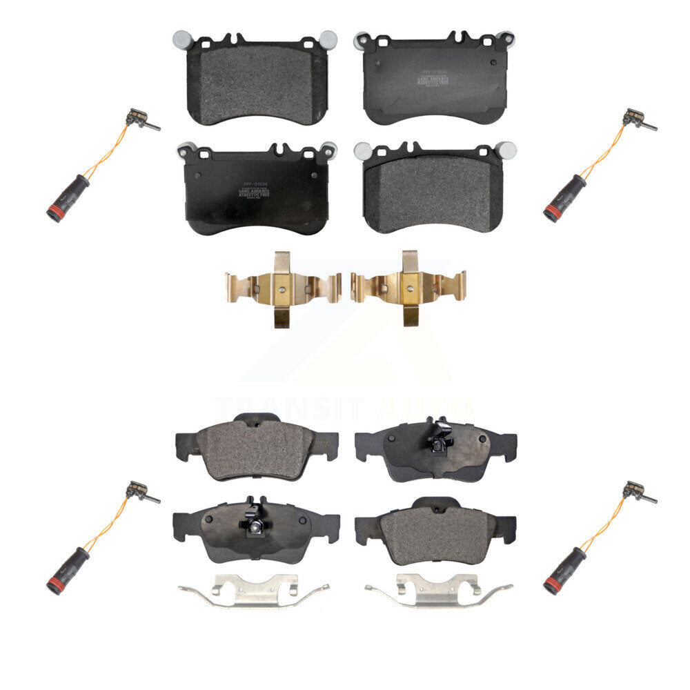 Semi-Metallic Brake Pad Wear Sensor Front Rear Kit For Mercedes-Benz CLS550 E550