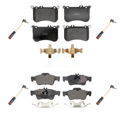 Semi-Metallic Brake Pad Wear Sensor Front Rear Kit For Mercedes-Benz CLS550 E550