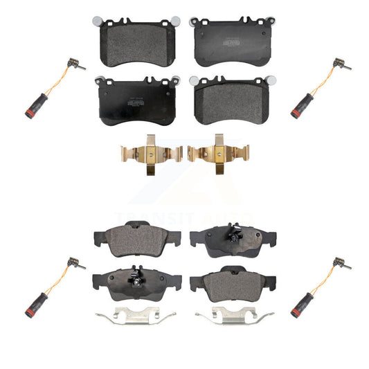 Semi-Metallic Brake Pad Wear Sensor Front Rear Kit For Mercedes-Benz CLS550 E550