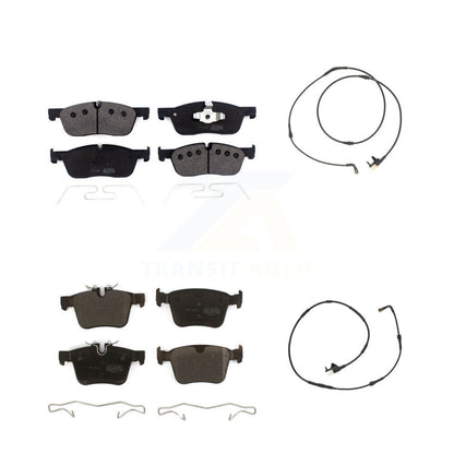 Semi-Metallic Brake Pads Wear Sensor Front Rear Kit For Jaguar F-Pace Land Rover