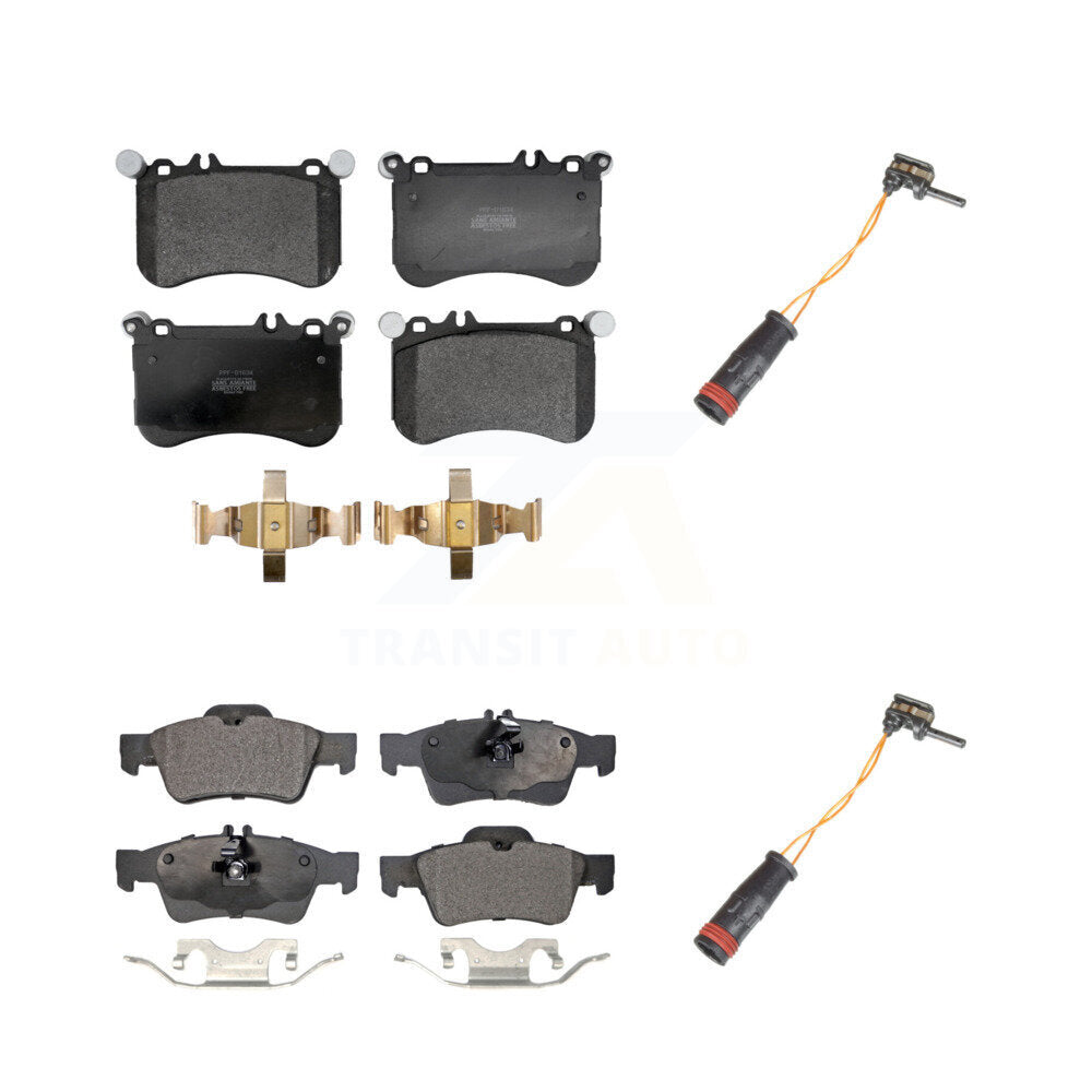 Semi-Metallic Brake Pad Wear Sensor Front Rear Kit For Mercedes-Benz CLS550 E550