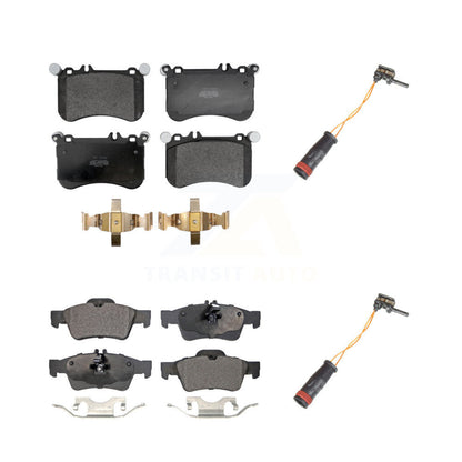 Semi-Metallic Brake Pad Wear Sensor Front Rear Kit For Mercedes-Benz CLS550 E550