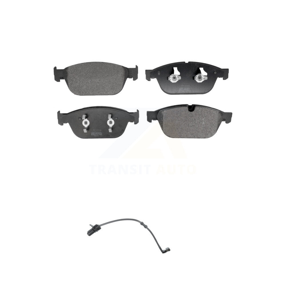 Semi-Metallic Disc Brake Pads And Wear Sensors Front Kit For Audi SQ5 A8 Quattro