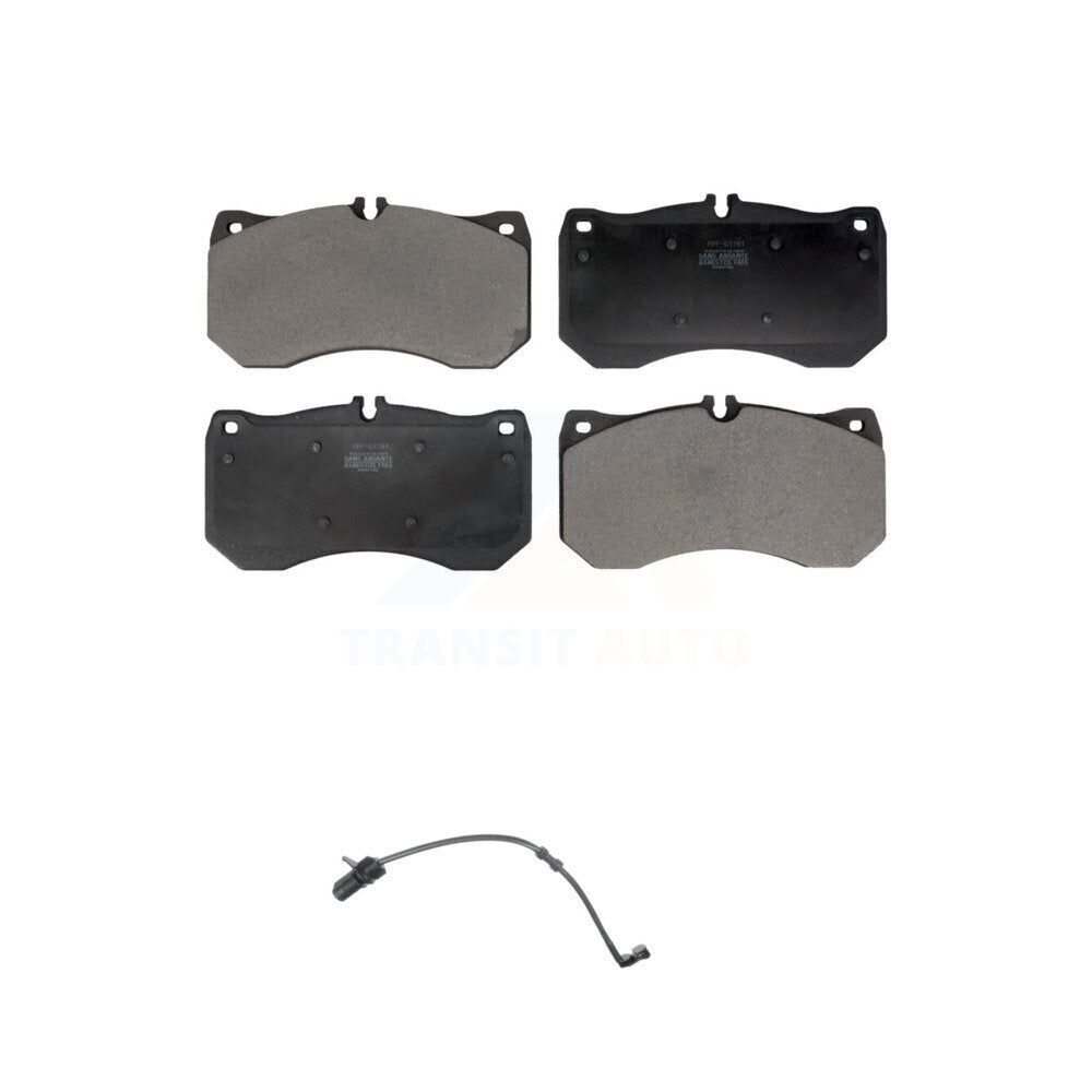 Semi-Metallic Disc Brake Pads And Wear Sensors Front Kit For Audi A7 Quattro A8