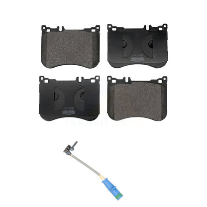 Semi-Metallic Brake Pads & Wear Sensor Front Kit For Mercedes-Benz S550 S560 E53