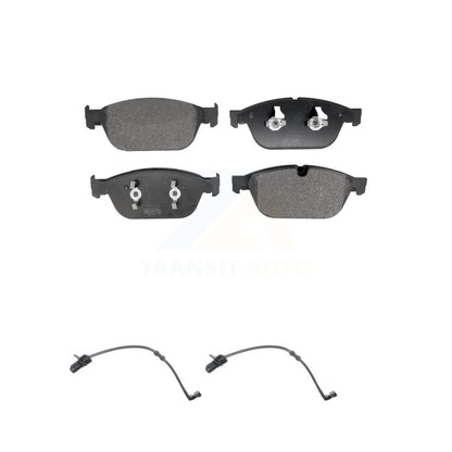 Semi-Metallic Disc Brake Pads And Wear Sensors Front Kit For Audi SQ5 A8 Quattro