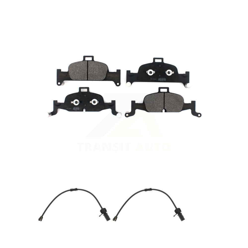 Semi-Metallic Disc Brake Pads And Wear Sensors Front Kit For 2020 Audi Q5 2.0L