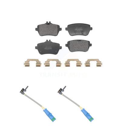 Semi-Metallic Brake Pads & Wear Sensor Rear Kit For 2020 Mercedes-Benz S450 3.0L