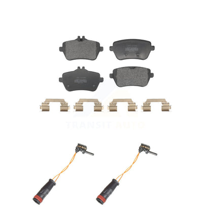 Semi-Metallic Brake Pad & Wear Sensor Rear Kit For Mercedes-Benz S550 S560 SL450