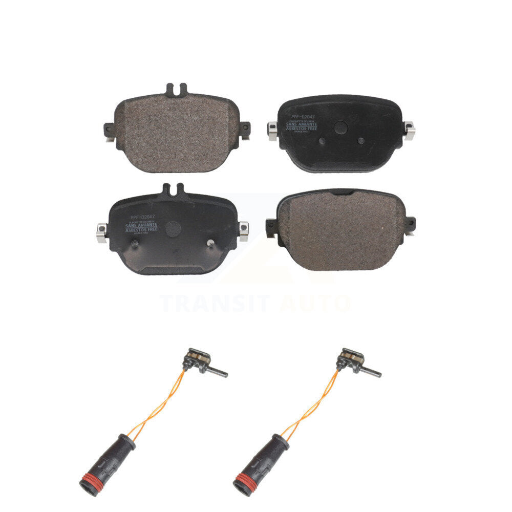 Semi-Metallic Brake Pads & Wear Sensor Rear Kit For Mercedes-Benz E63 AMG S 4.0L