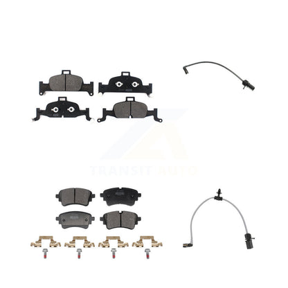 Semi-Metallic Disc Brake Pad Wear Sensor Front Rear Kit For Audi A6 Quattro 2.0L