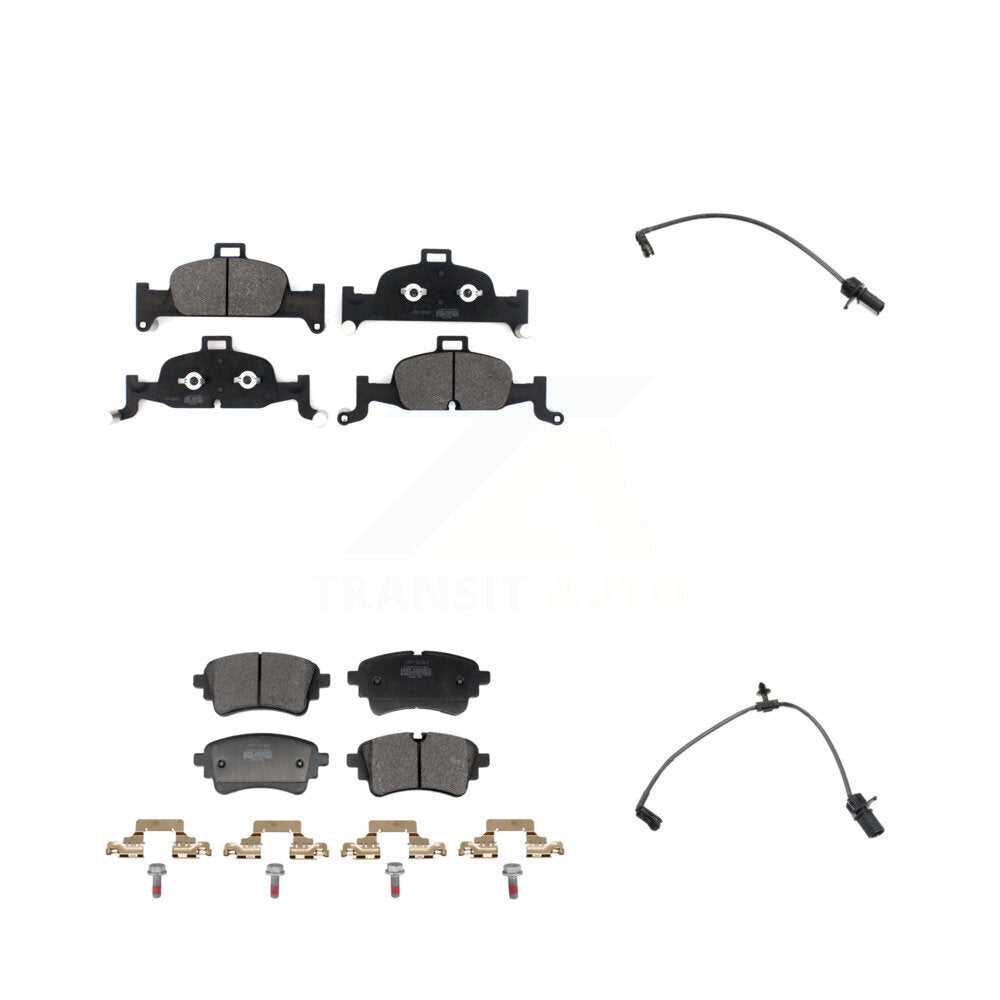 Semi-Metallic Disc Brake Pad Wear Sensor Front Rear Kit For Audi A5 Sportback A4