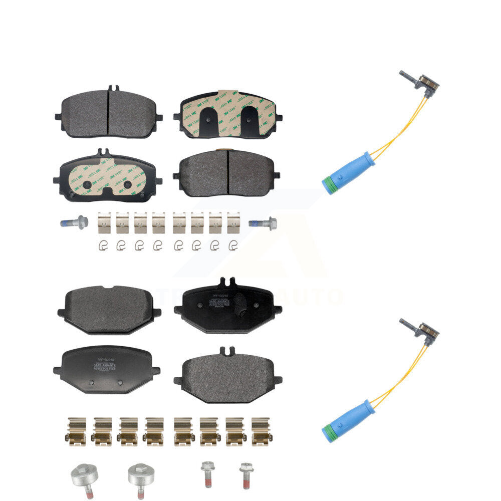 Semi-Metallic Brake Pad Wear Sensor Front Rear Kit For Mercedes-Benz GLE350 G550