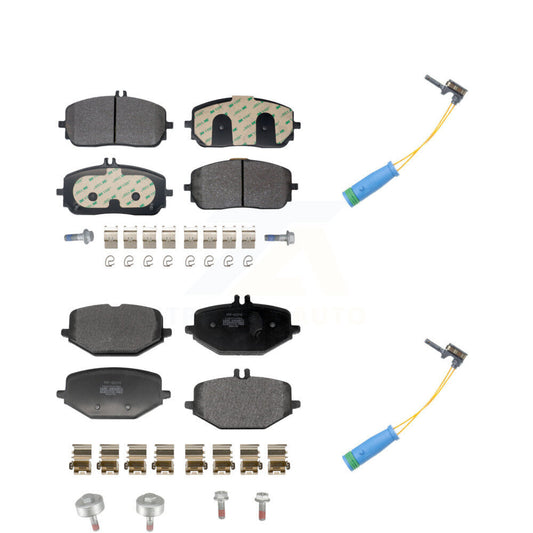 Semi-Metallic Brake Pad Wear Sensor Front Rear Kit For Mercedes-Benz GLE350 G550
