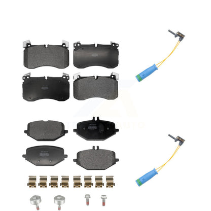 Semi-Metallic Brake Pad Wear Sensor Front Rear Kit For Mercedes-Benz GLS450 3.0L