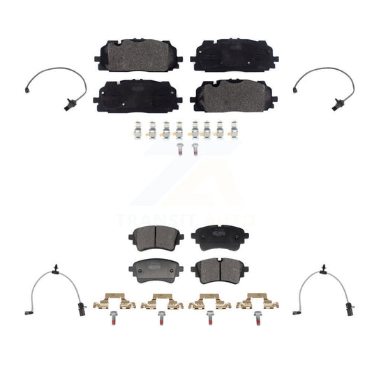 Semi-Metallic Brake Pads Wear Sensor Front Rear Kit For Audi SQ5 Sportback A6 A7